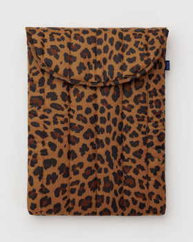 Puffy Laptop Sleeve 16" - Leopard - Everyday Bottle