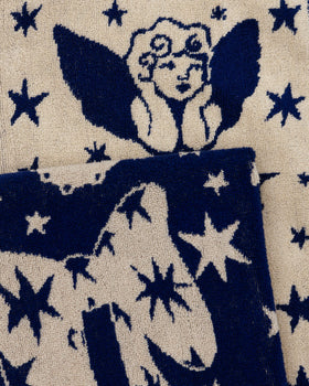 Hand Towel Set of 2 - Cherub Bows - Fresh Pair