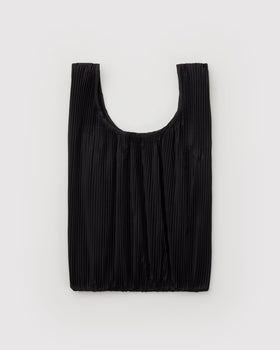 Pleated Baggu - Black