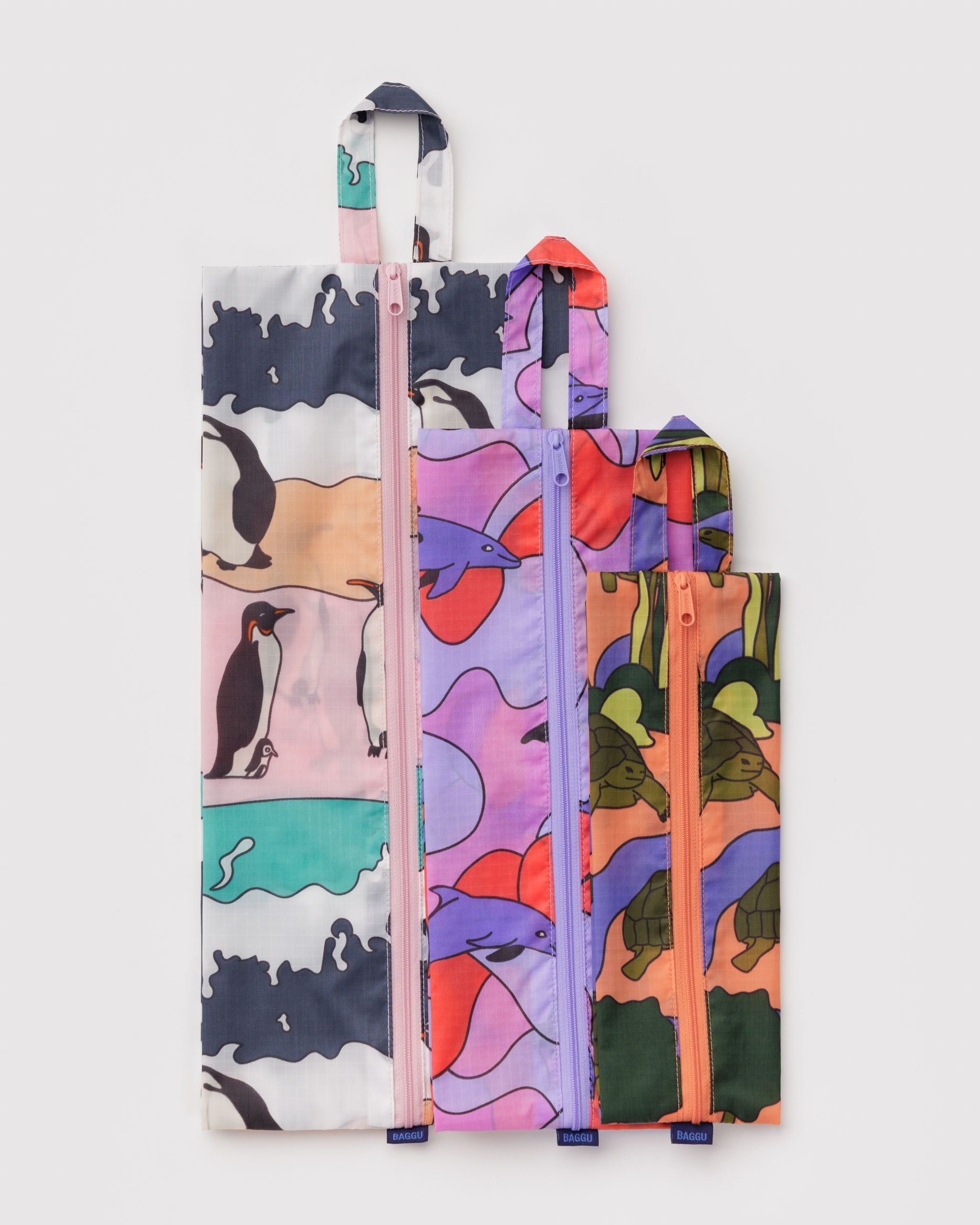 3D Zip Set - Vacation Animals - Weekend Carry
