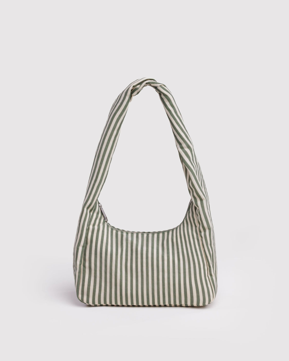 Small Nylon Meringue Bag - Sage Stripe - Beach Ready