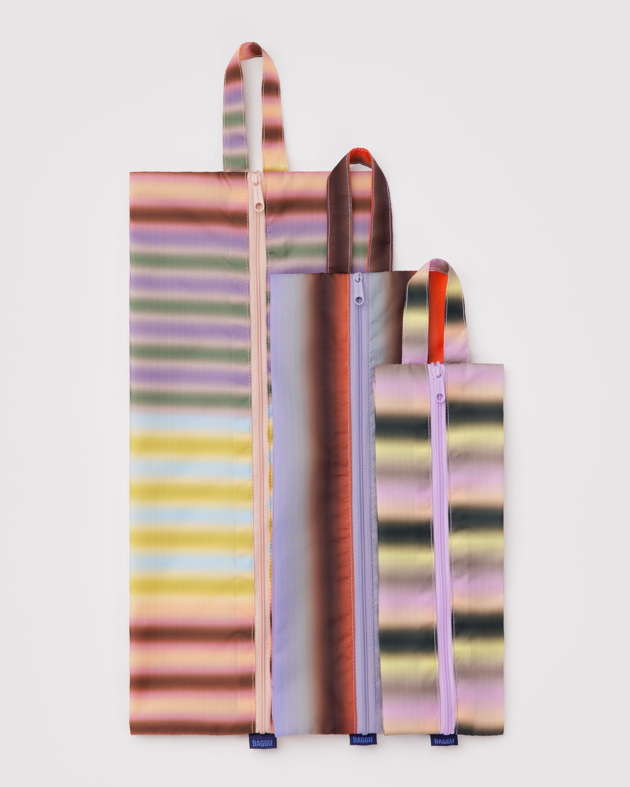 3D Zip Set - Gradient Stripes - Beach Ready